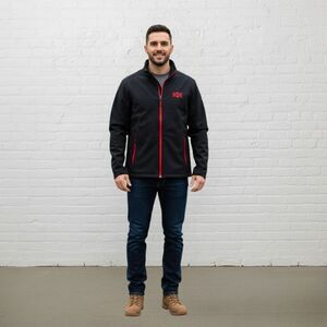 Stormtech Orbiter Softshell Jacket 2XL Black Red Performance Water Repellent